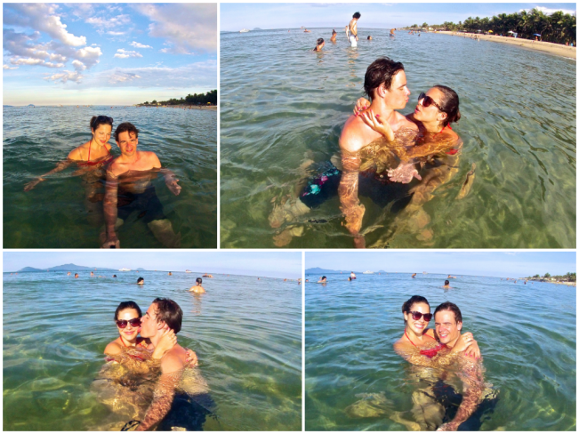 Go Pro-ing it at Cua Dai Beach.
