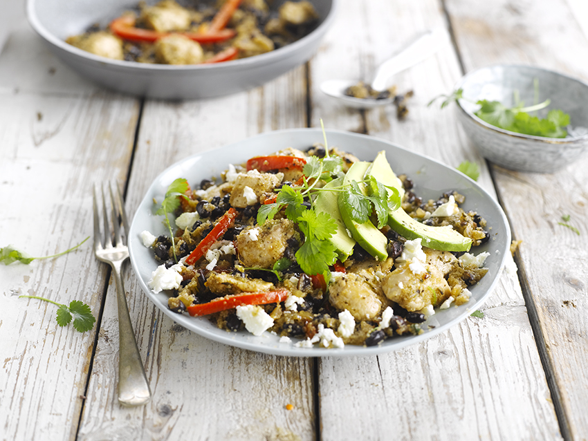 Black Bean Chicken Amaranth