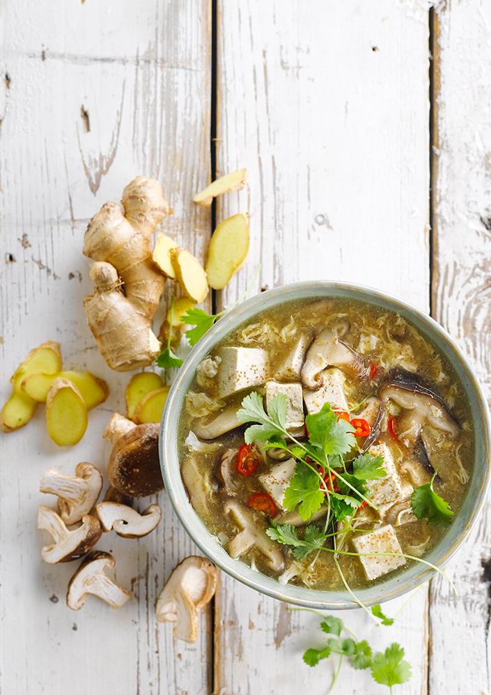 Hot & Sour Soup with Teff Recipe