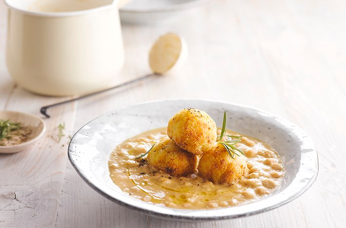 Chickpea Soup Rissoles recipe